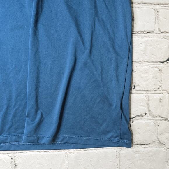 Nike Dri Fit Womens Short Sleeve Blue Tee Short Sleeve Crew Neck Tshirt Size Med - Picture 6 of 12
